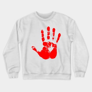 Red handed Crewneck Sweatshirt